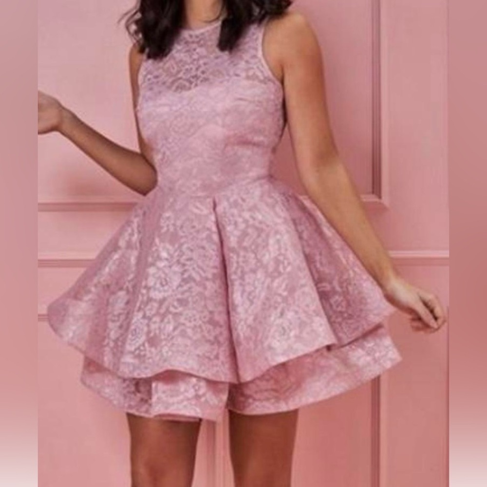 Goddiva London Lace Mini Dress